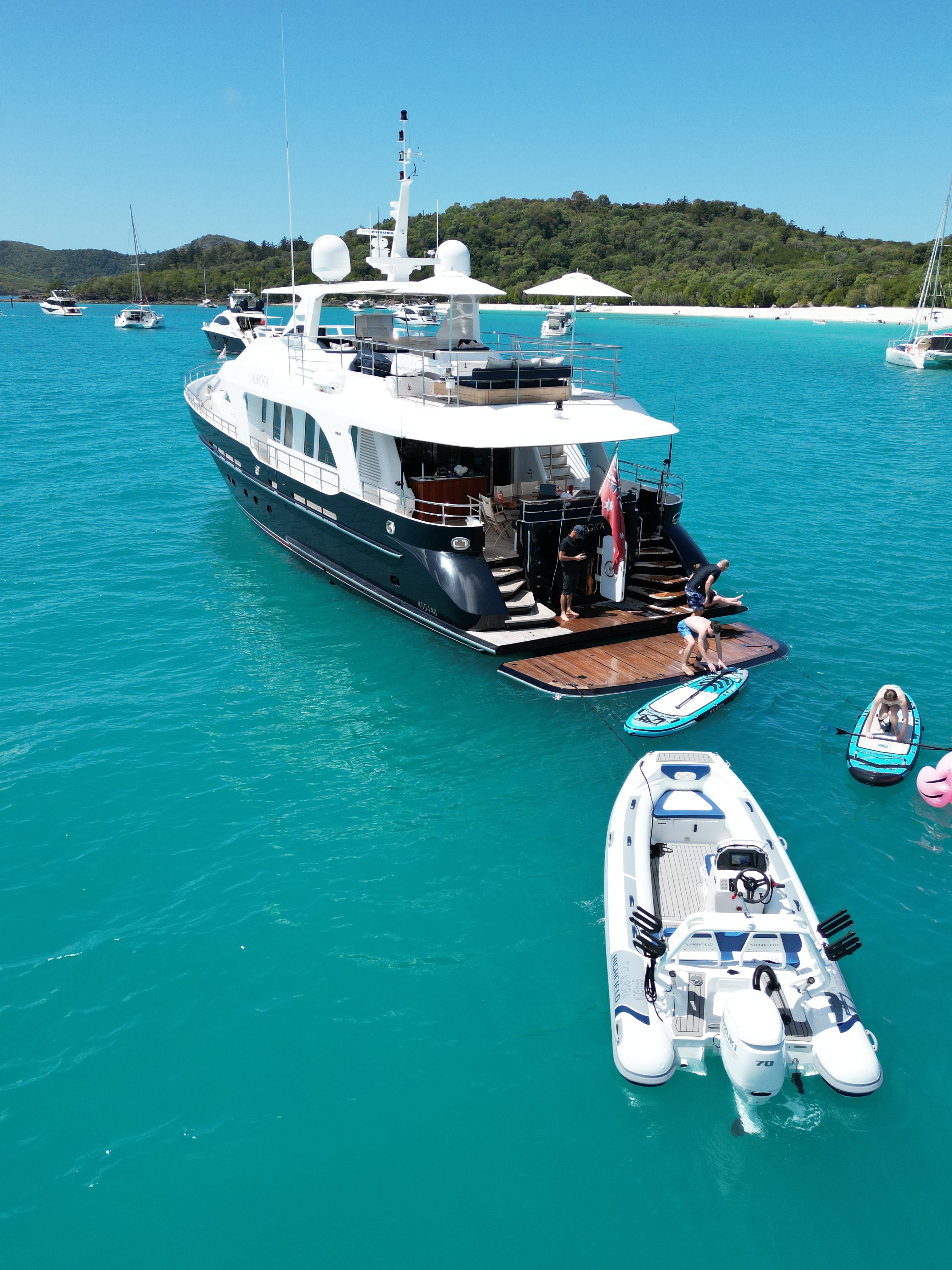 Aurora Luxury Superyacht Hire Sydney