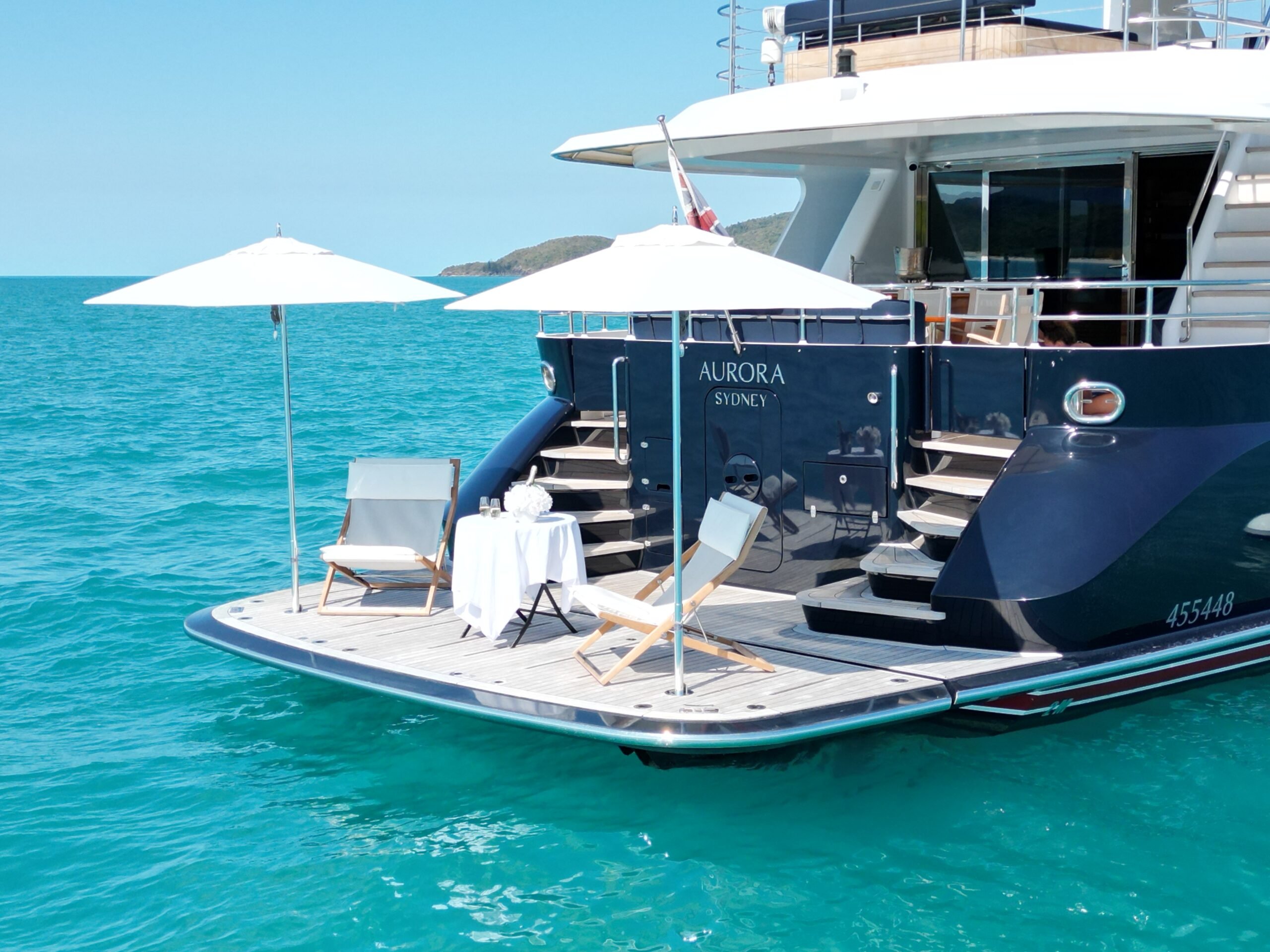 Aurora Luxury Superyacht Hire Sydney