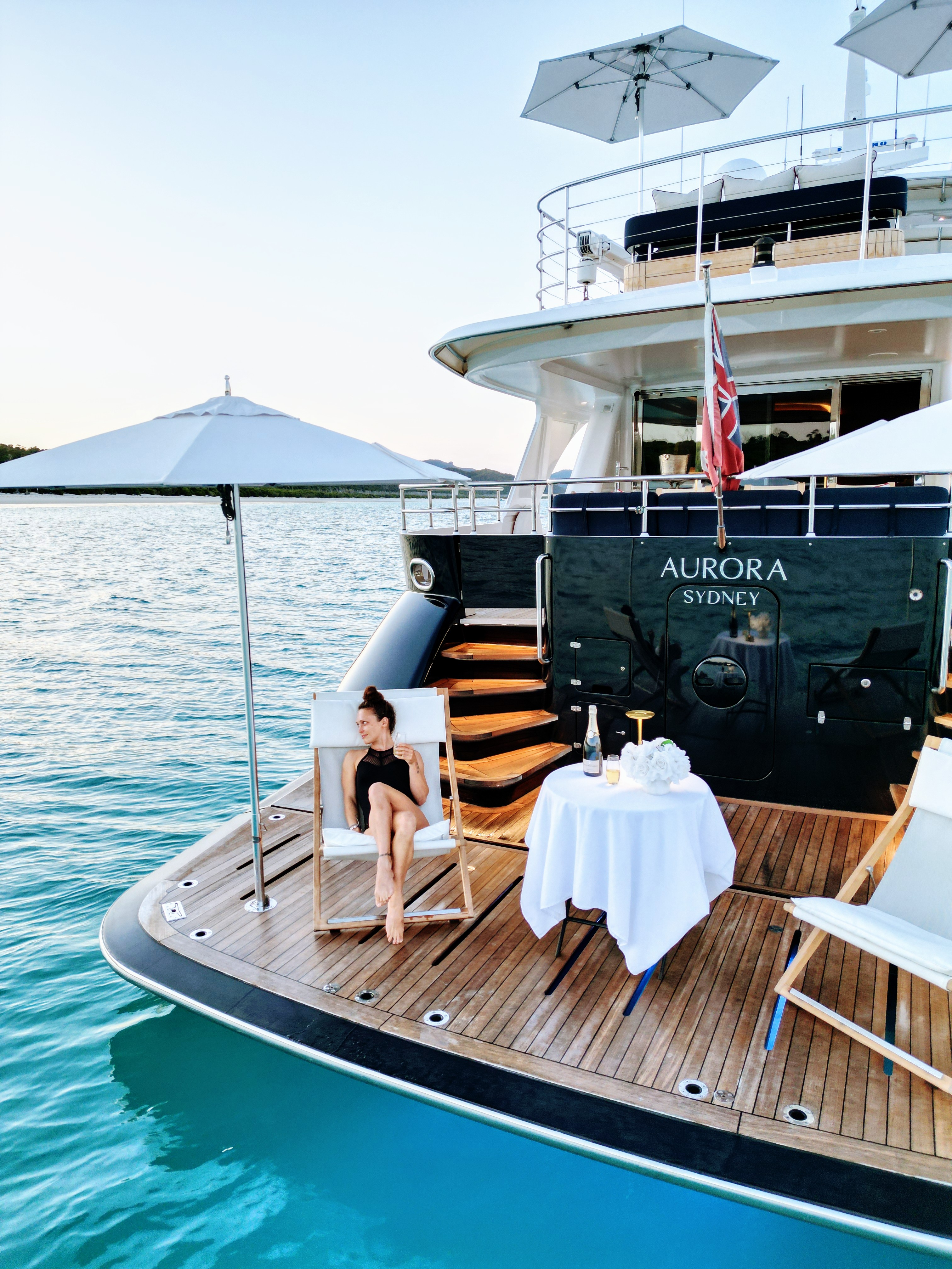 Aurora Luxury Superyacht Hire Sydney
