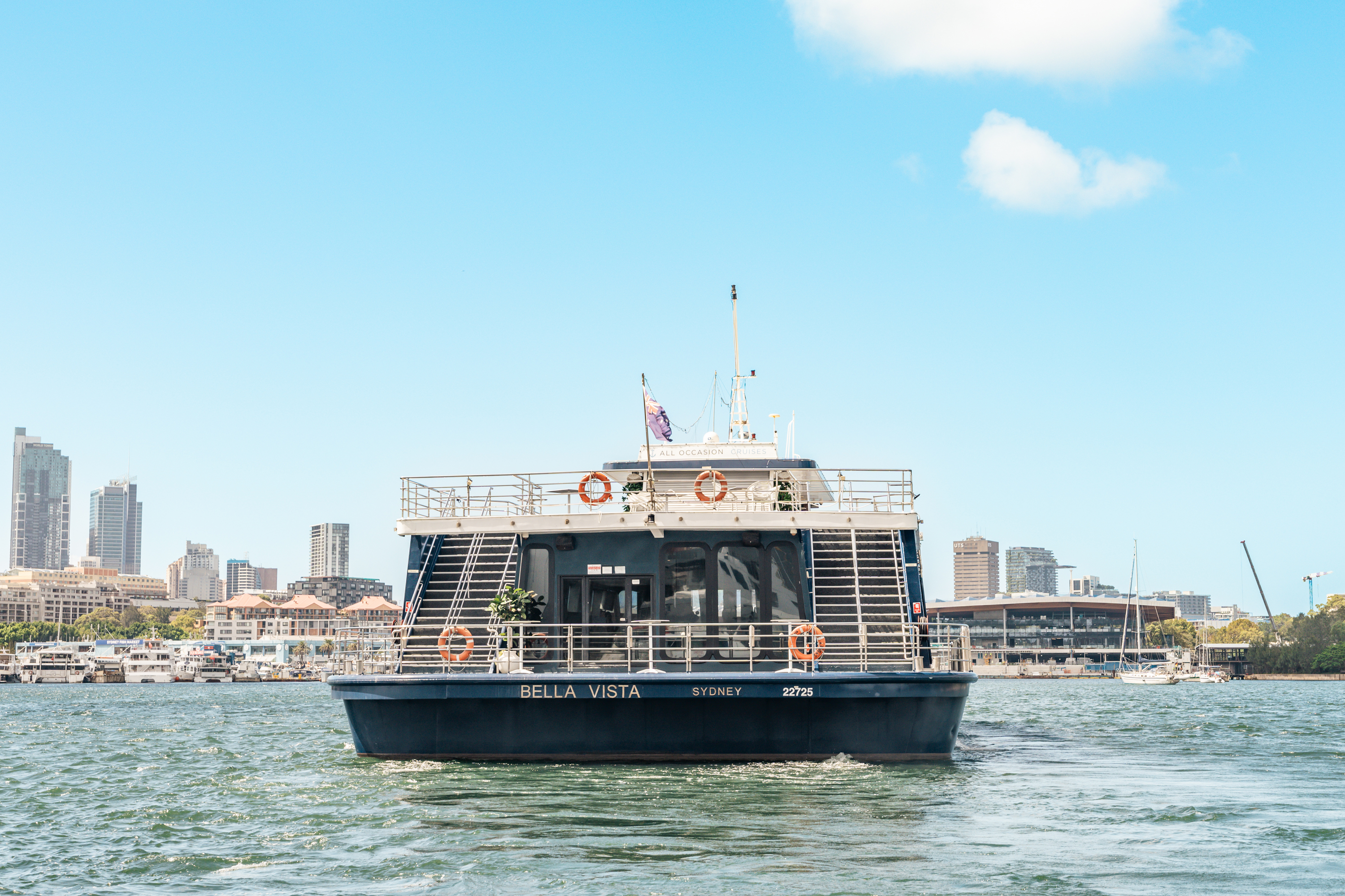 Bella Vista Luxury Function Boat Hire Sydney