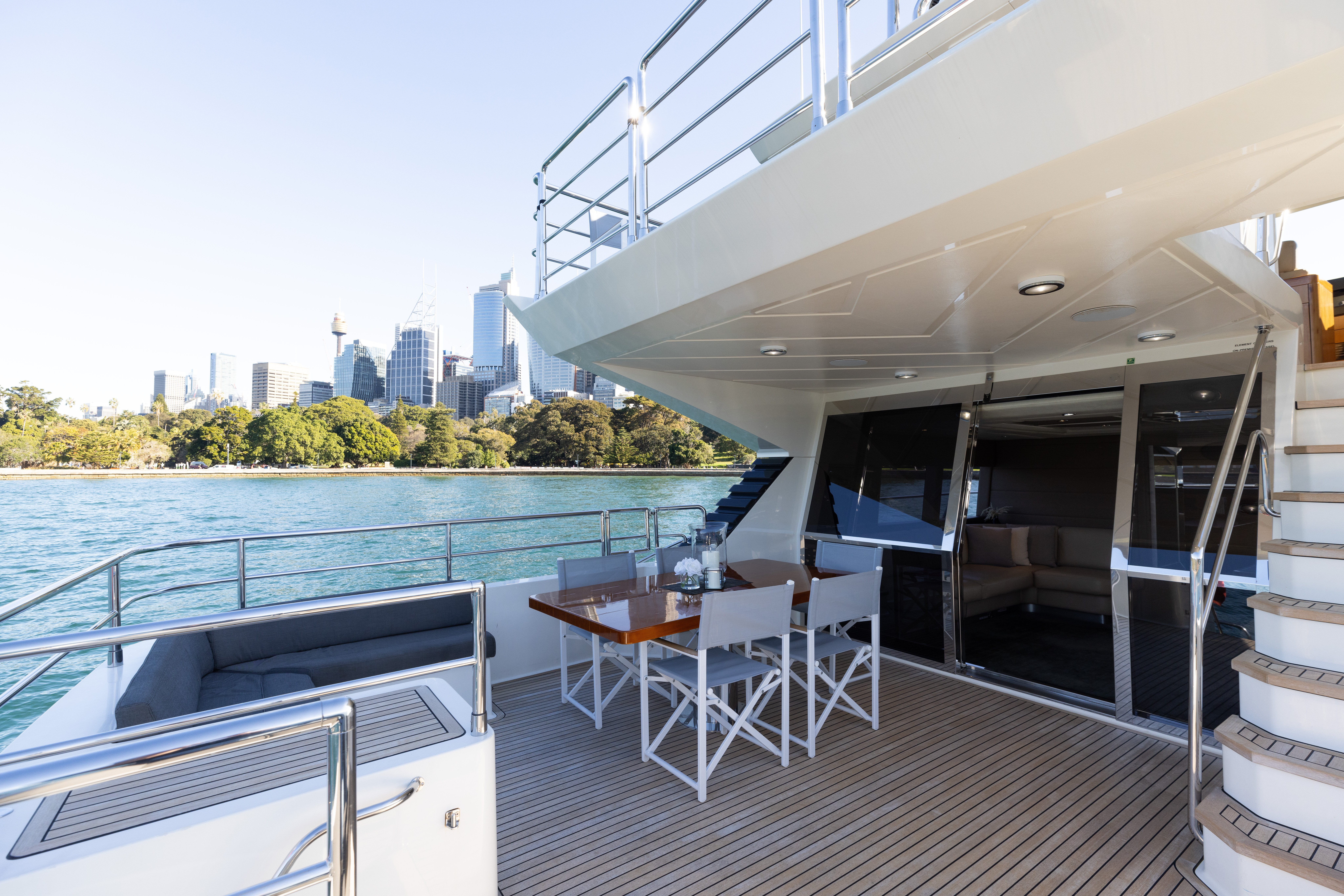 Element luxury boat Sydney