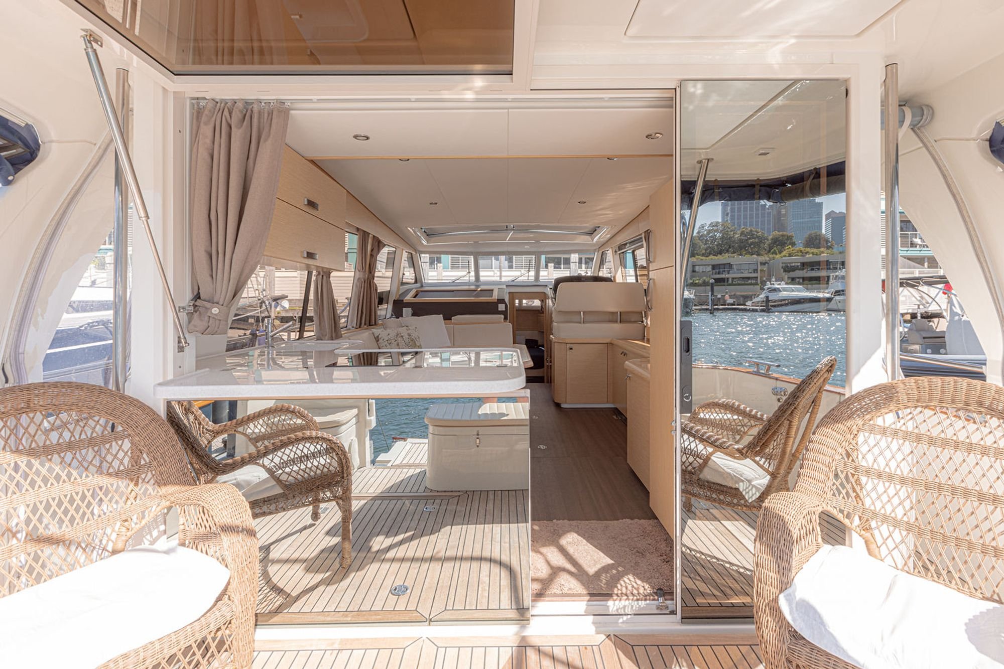 EV ARCADIA Luxury Yacht Hire Sydney