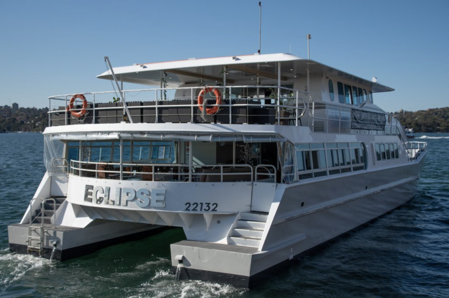 Eclipse Luxury Function Boat Sydney