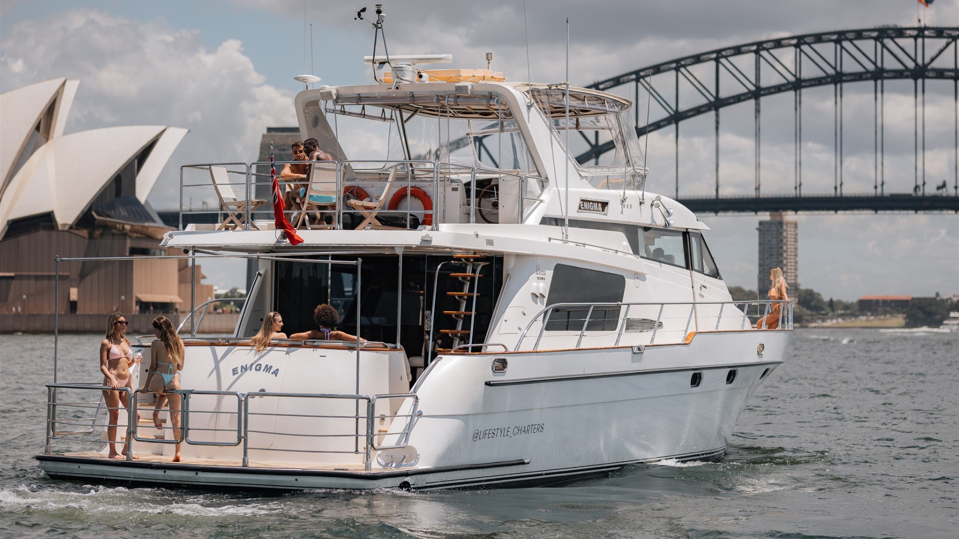 Enigma Luxury Boat Sydney