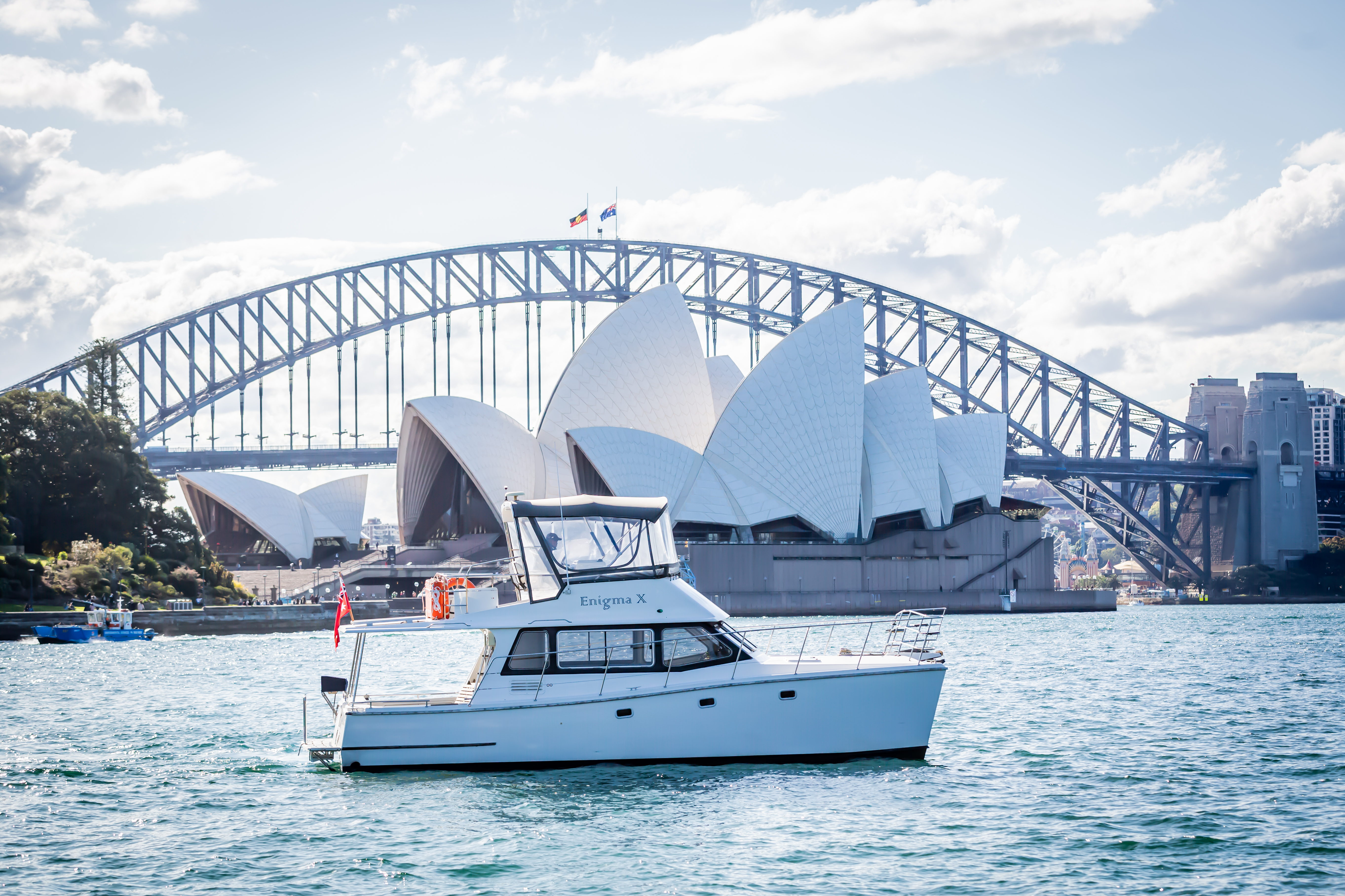 Enigma X Boat Hire Sydney