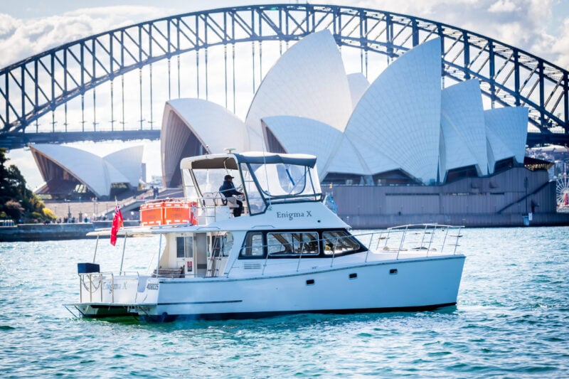 Enigma X Boat Hire Sydney