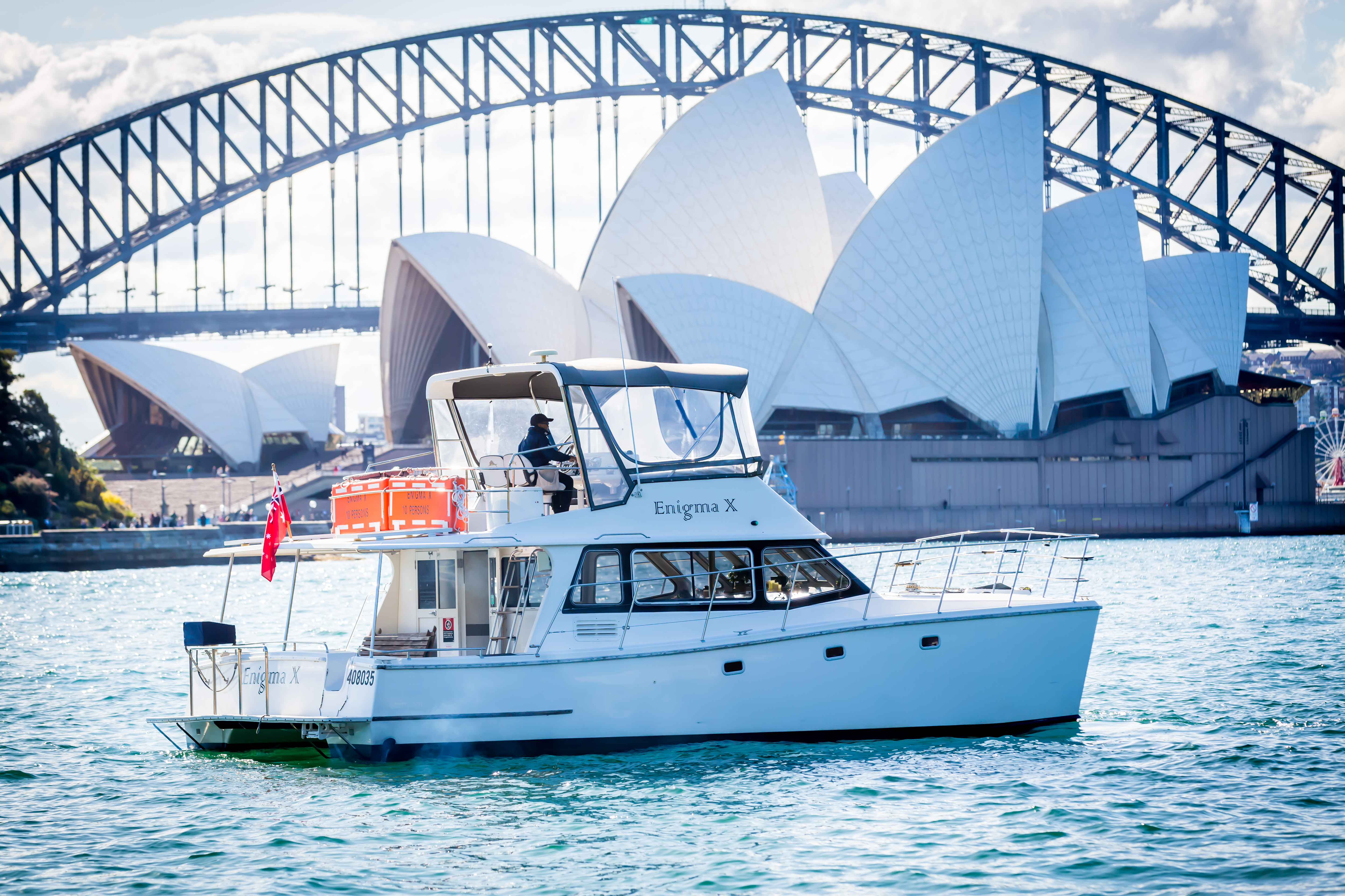 Enigma X Boat Hire Sydney