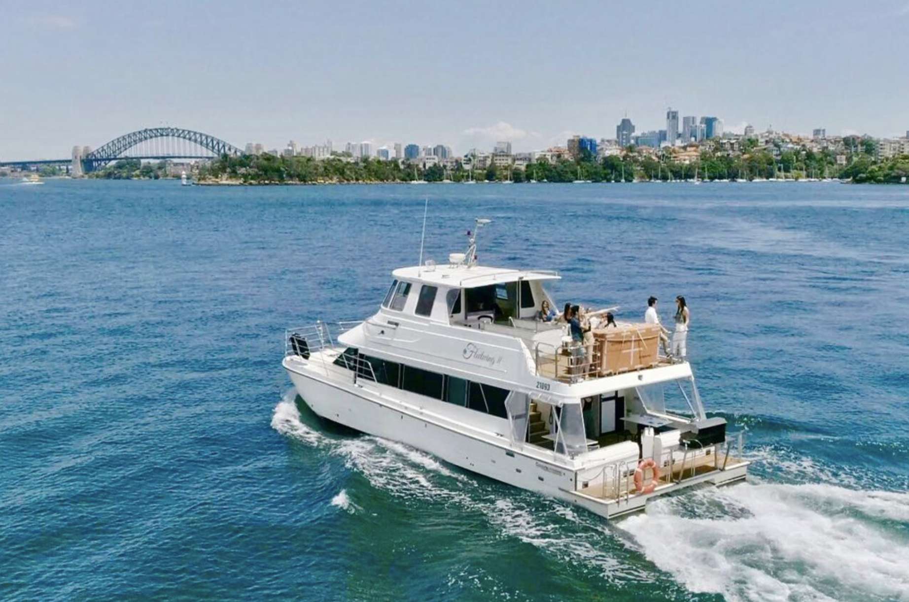 Fleetwing II Luxury Boat Hire Sydney