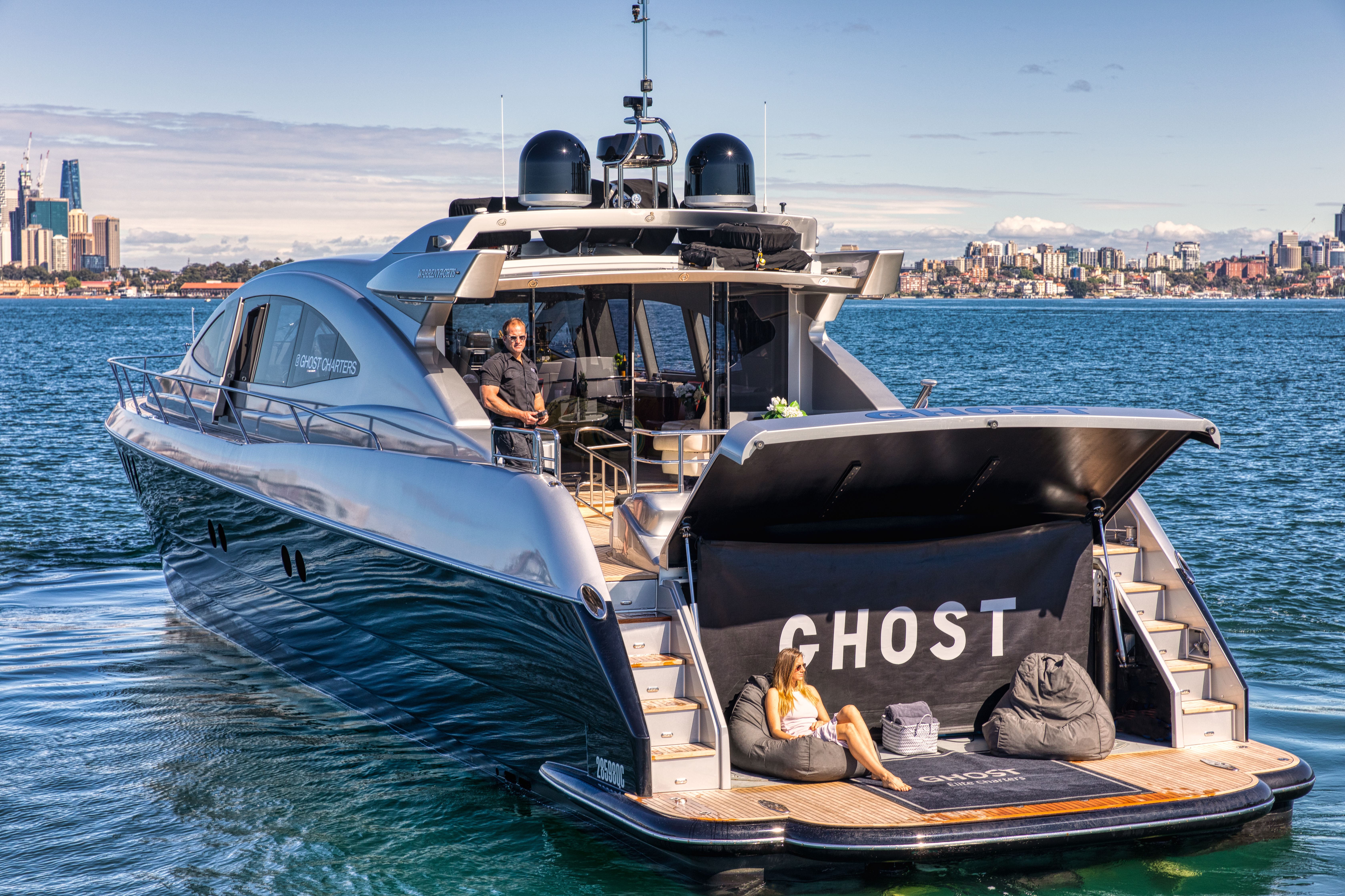 Ghost 1 Luxury Yacht Sydney