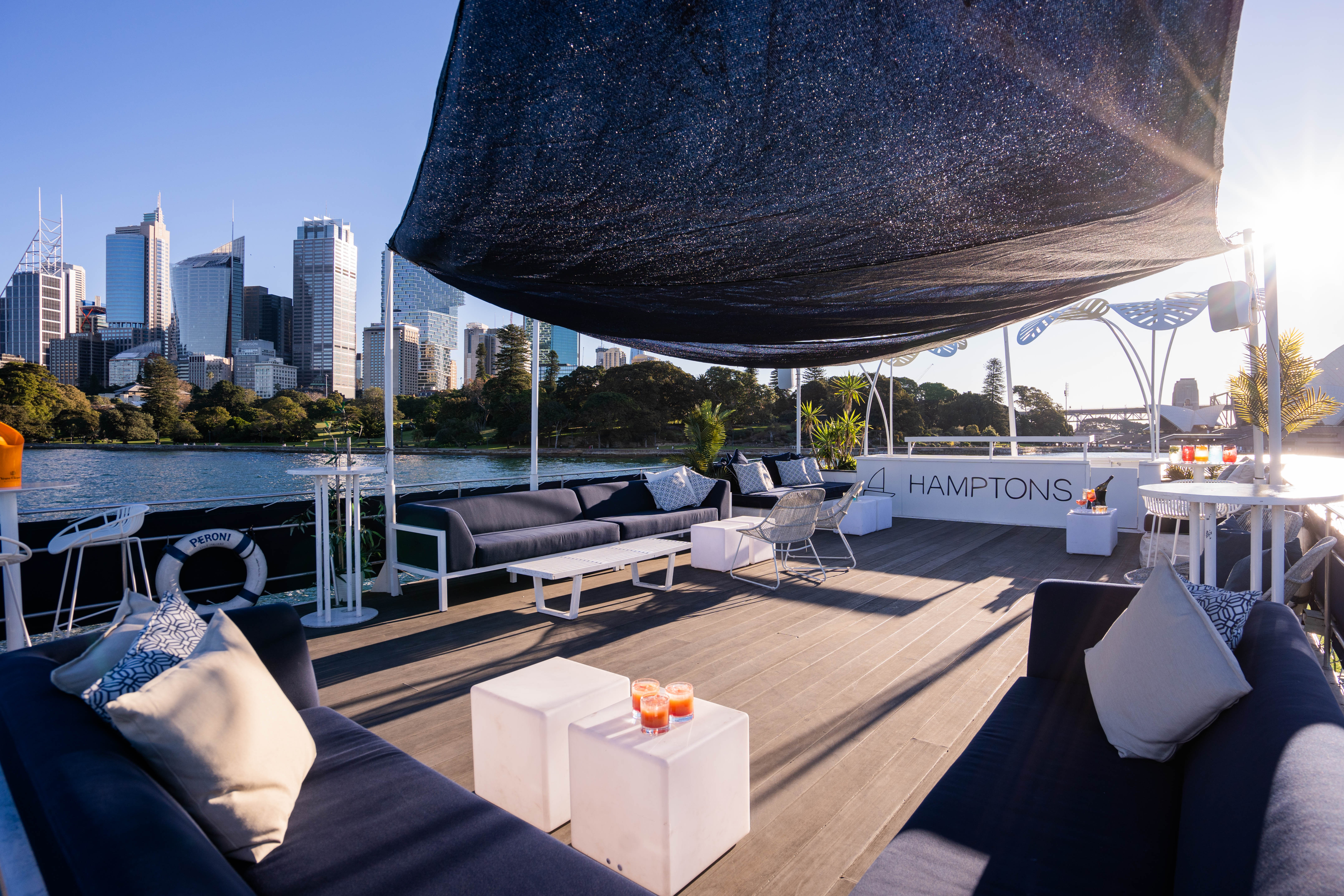 Hamptons Sydney Luxury Function boat Sydney