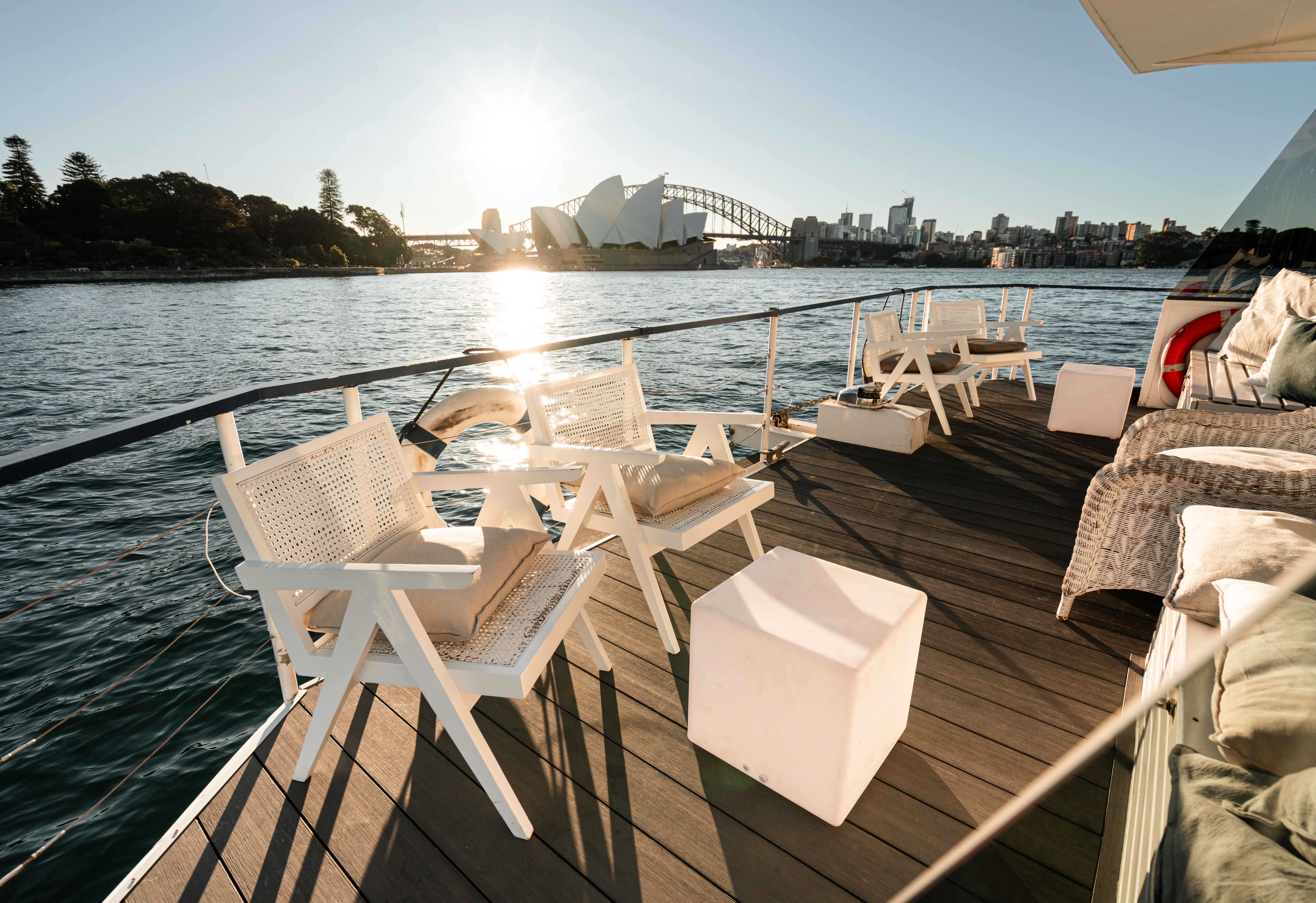 Hamptons Sydney Luxury Function boat Sydney