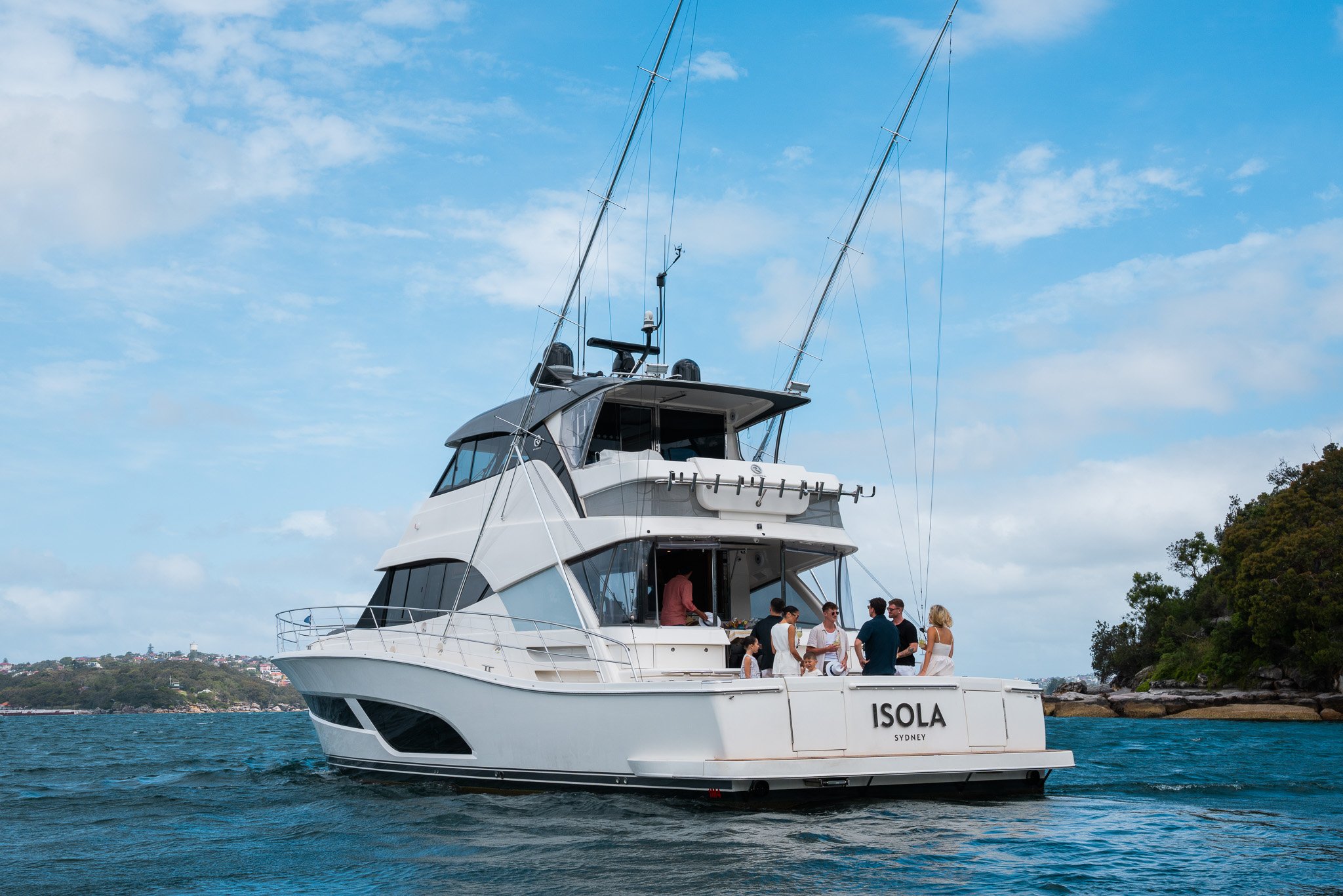 Isola Luxury Yacht Hire Sydney
