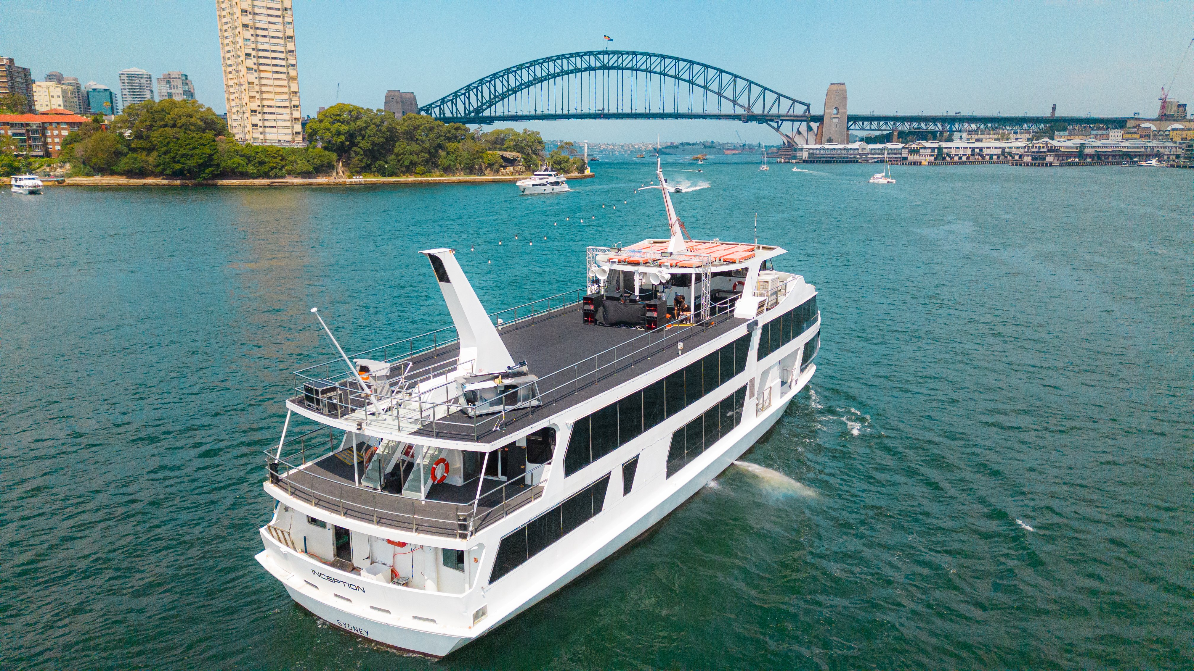 Inception Luxury Function Boat Sydney