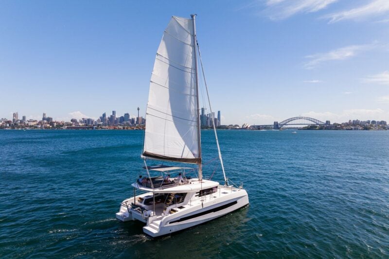 Cervetti 44 Luxury Catmaran Hire Sydney