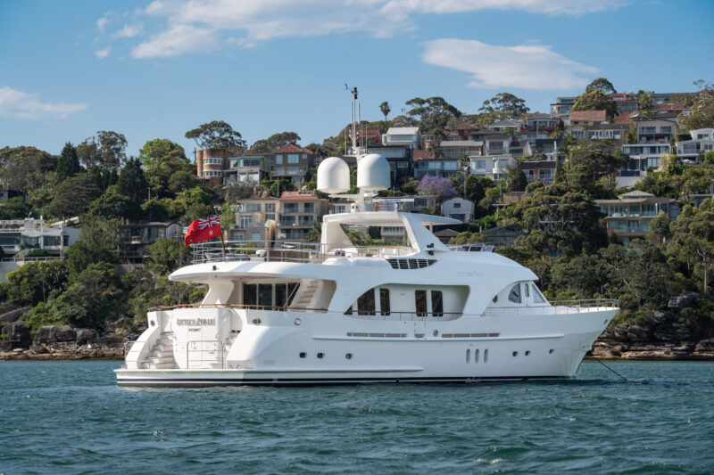 Little Perle Superyacht Hire Sydney
