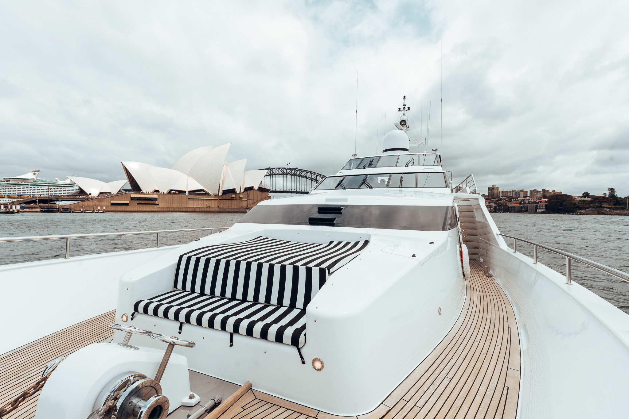 Oscar II Luxury Superyacht Hire Sydney
