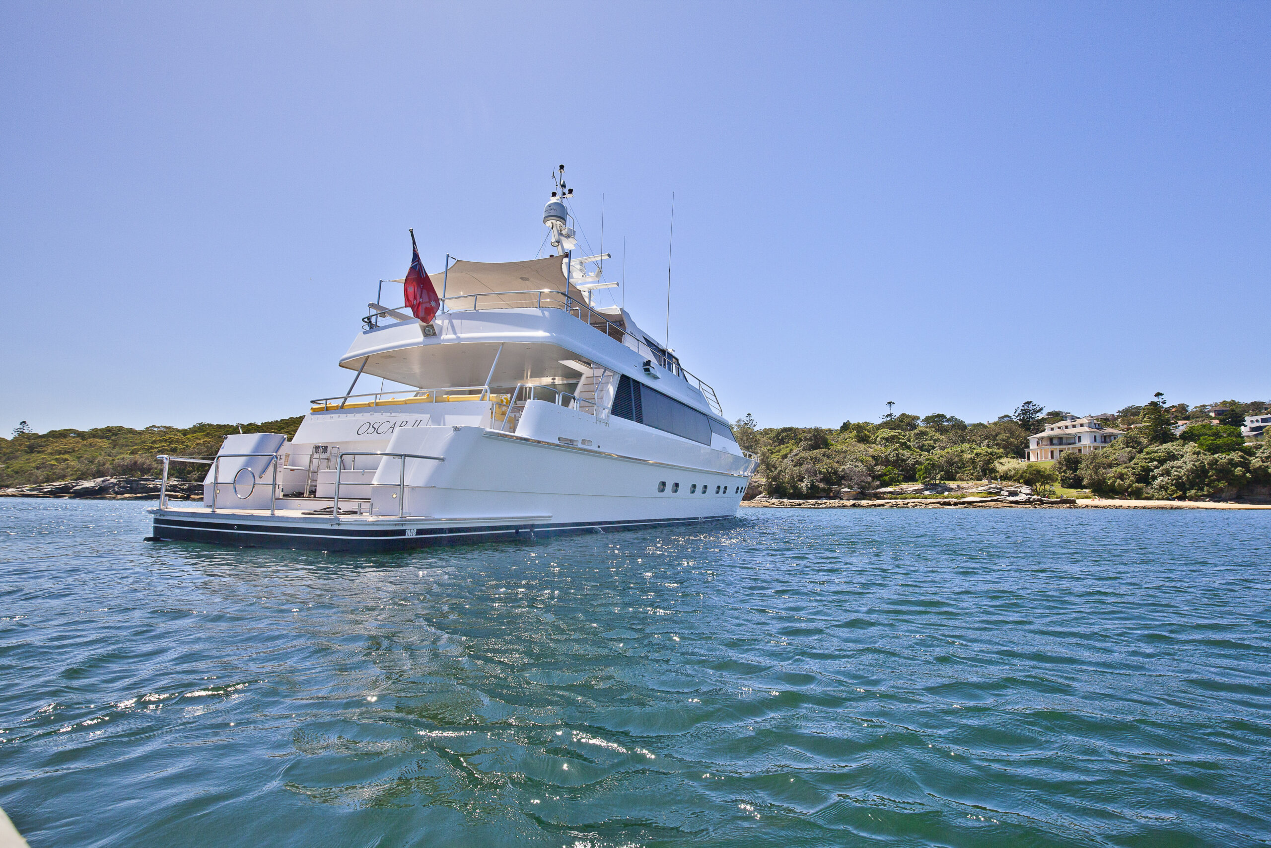 Oscar II Luxury Superyacht Hire Sydney