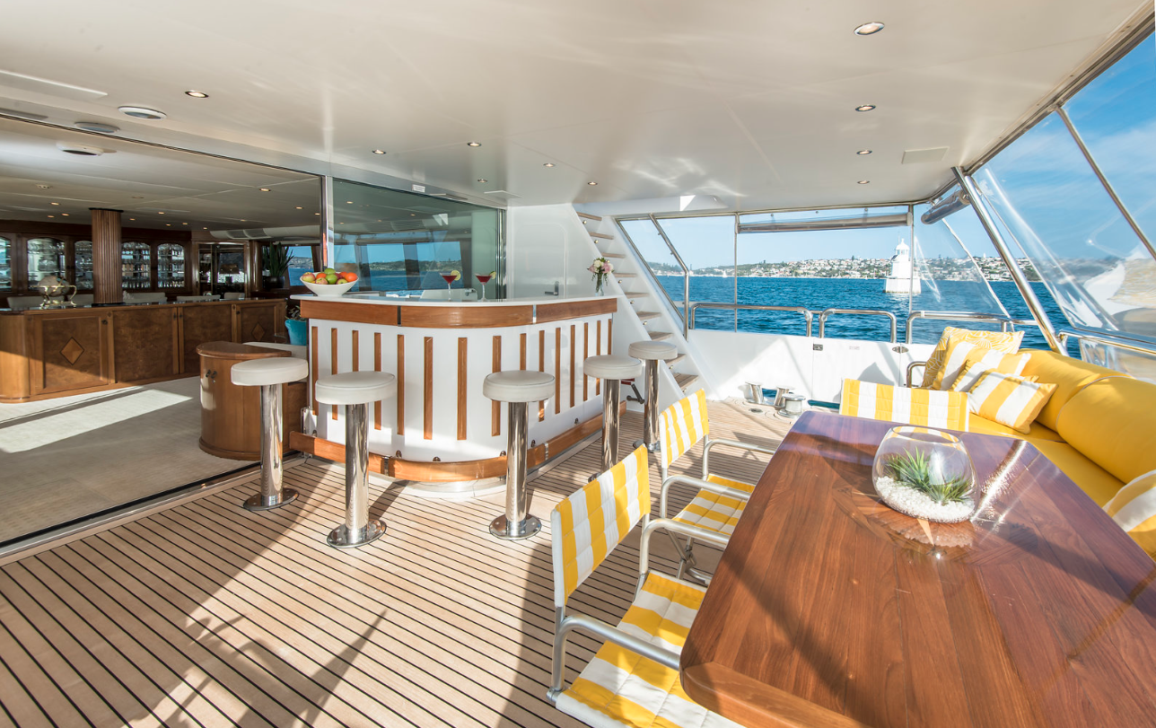 Oscar II Luxury Superyacht Hire Sydney