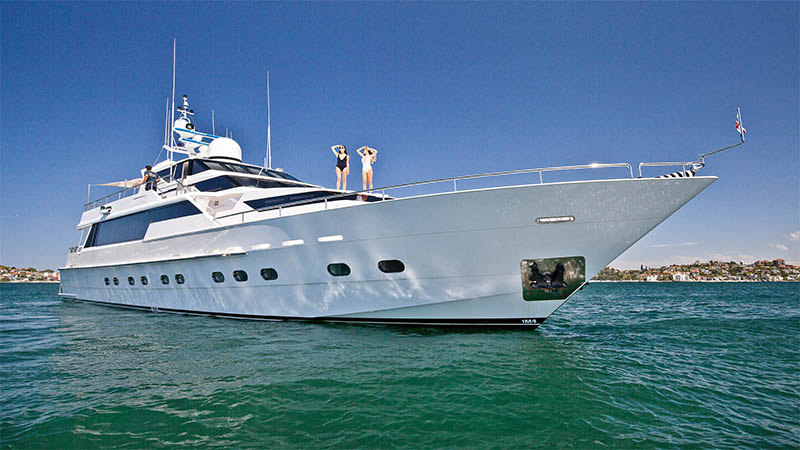 Oscar II Luxury Superyacht Hire Sydney