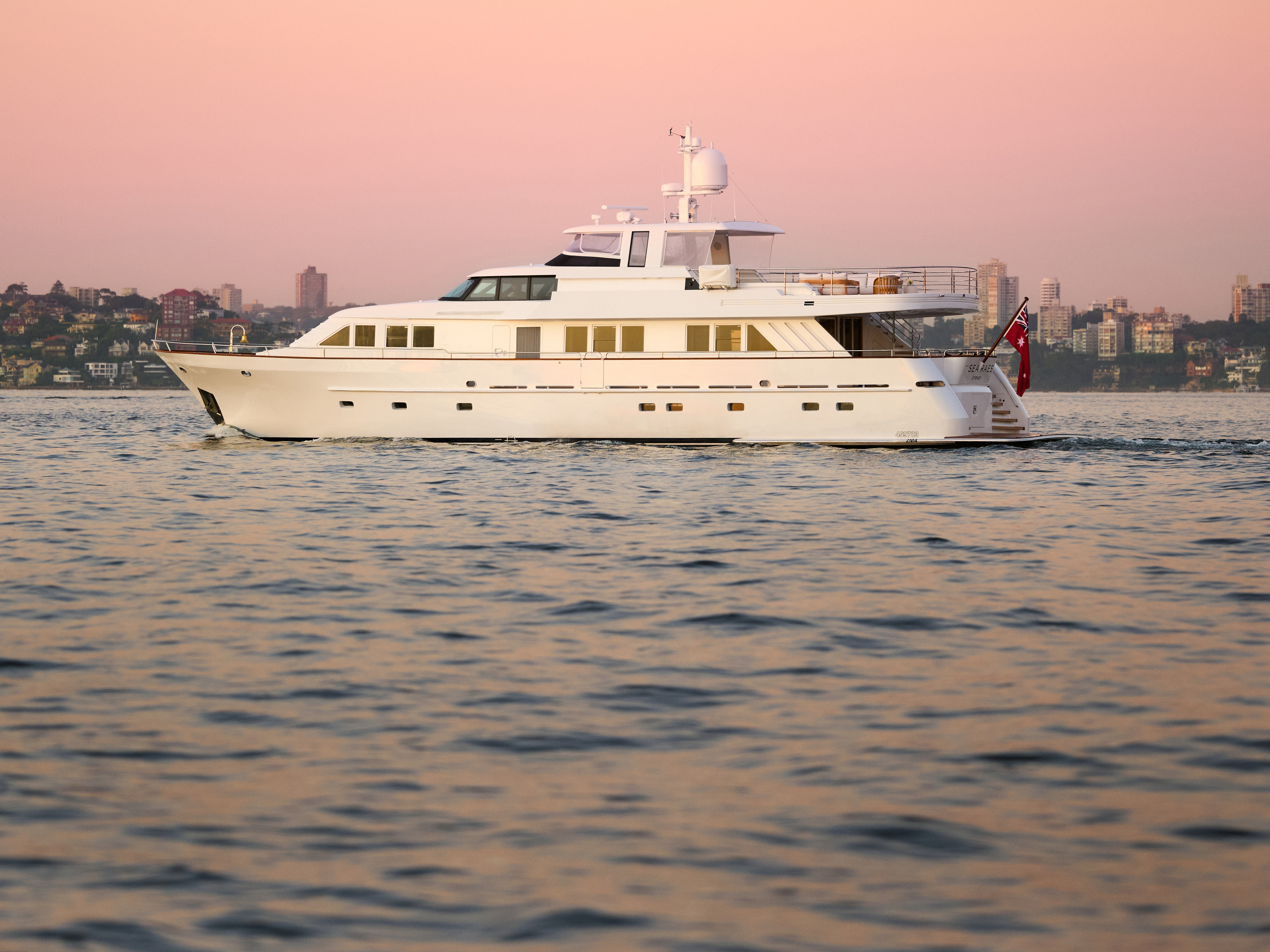 Sea Raes Luxury Superyacht Hire Sydney