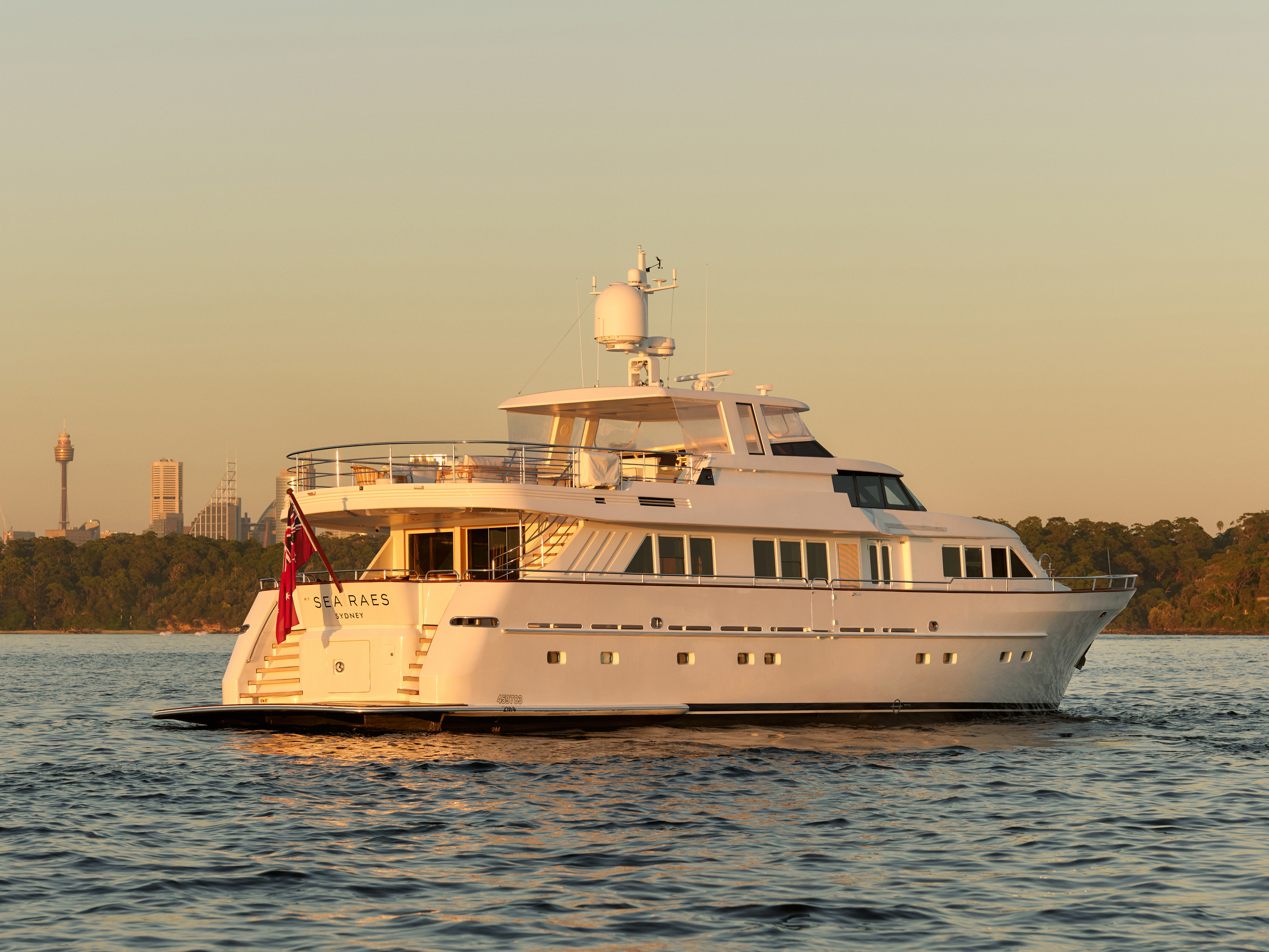 Sea Raes Luxury Superyacht Hire Sydney