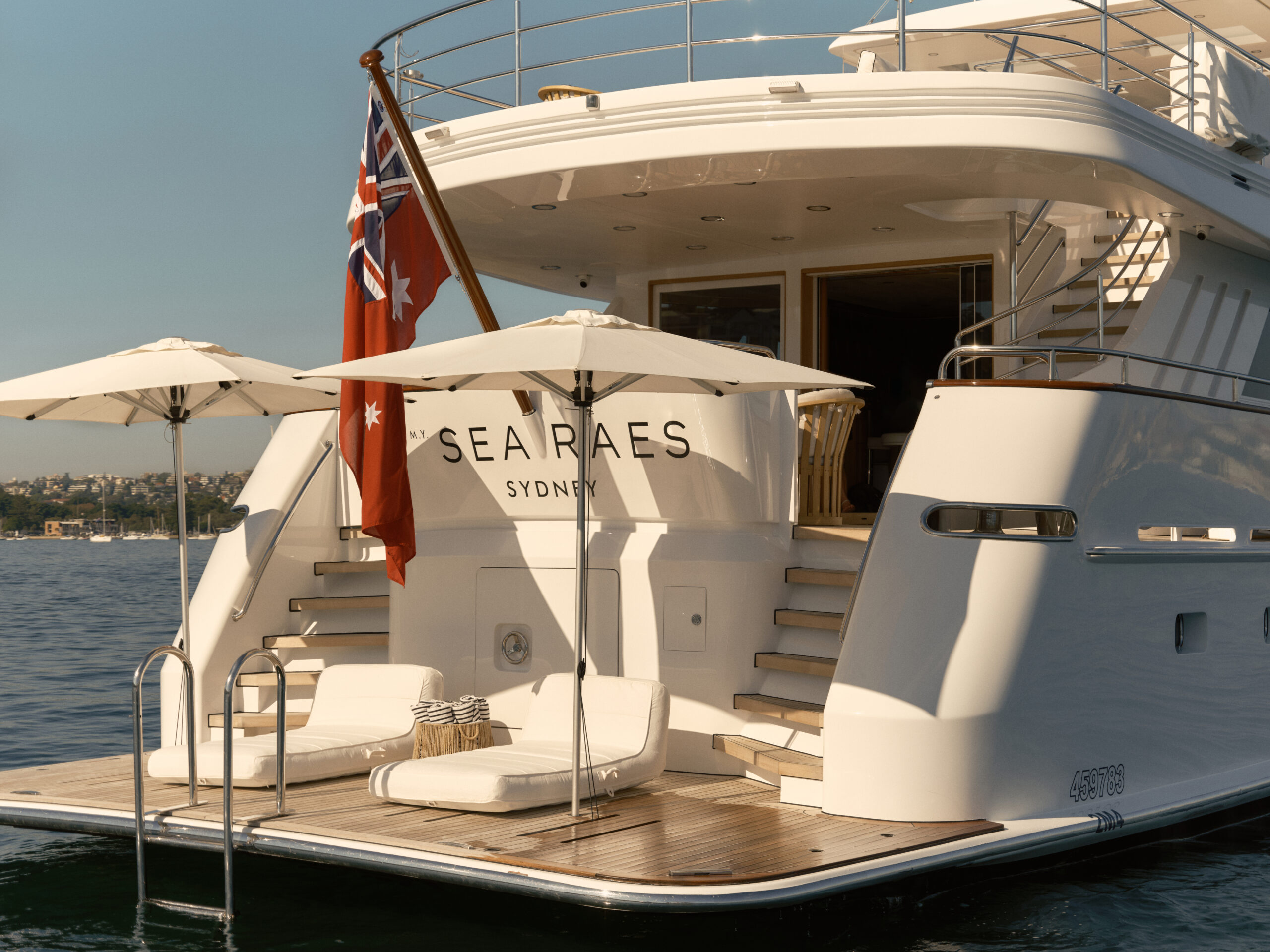 Sea Raes luxury yacht Sydney