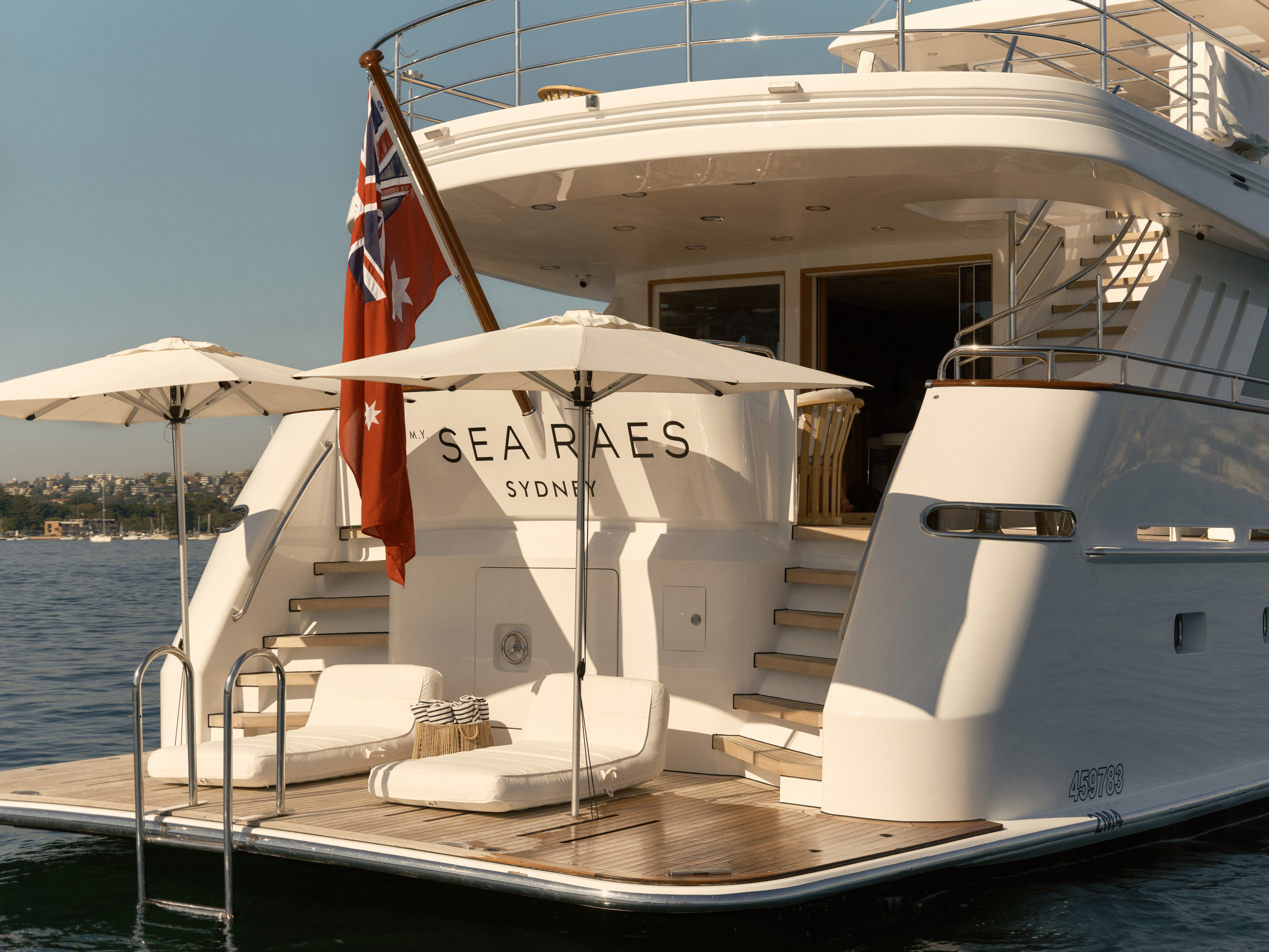 Sea Raes Luxury Superyacht Hire Sydney