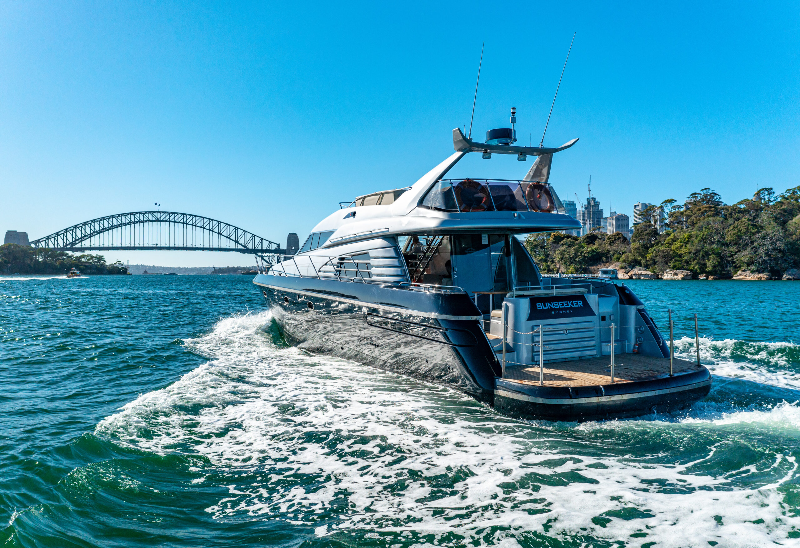 Sunseeker Luxury Boat Hire Sydney