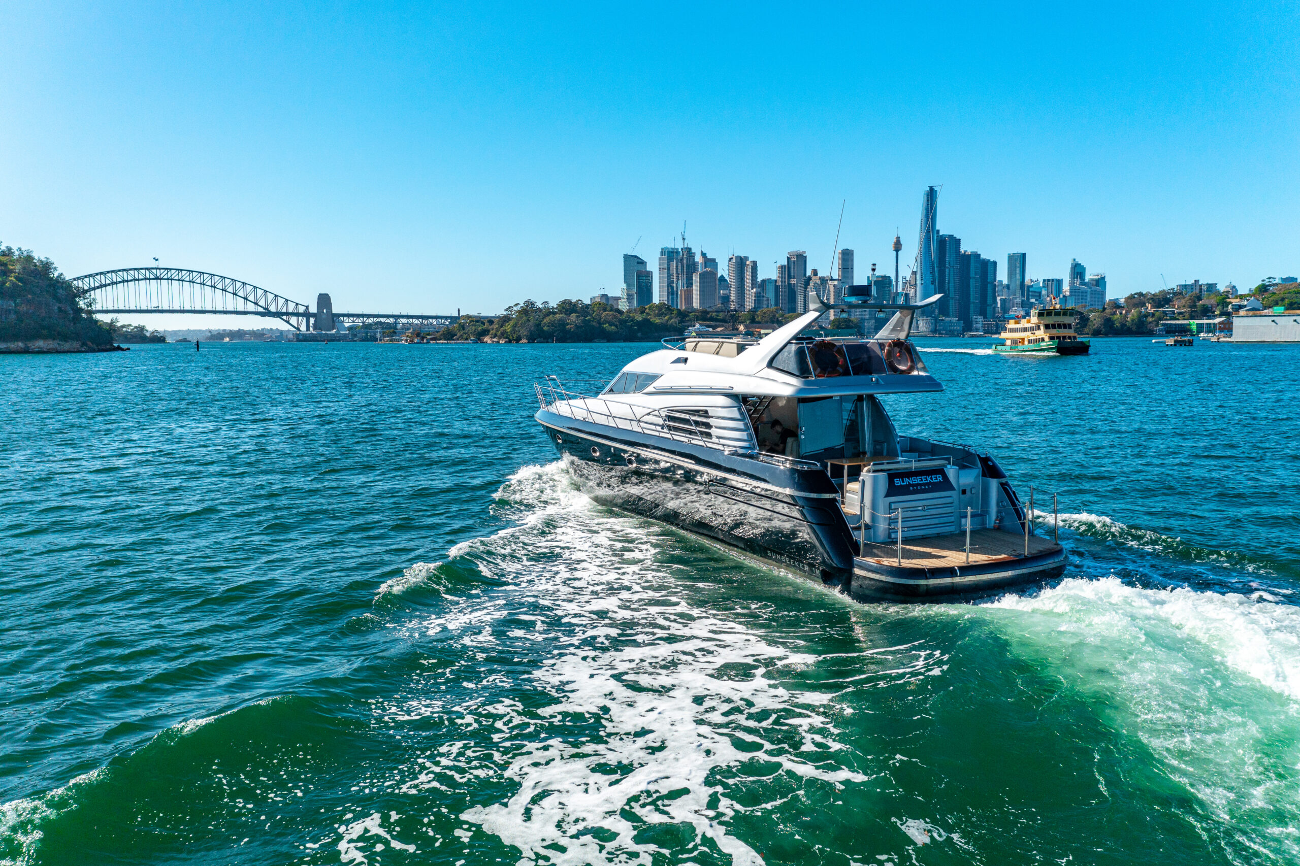 Sunseeker Luxury Boat Hire Sydney