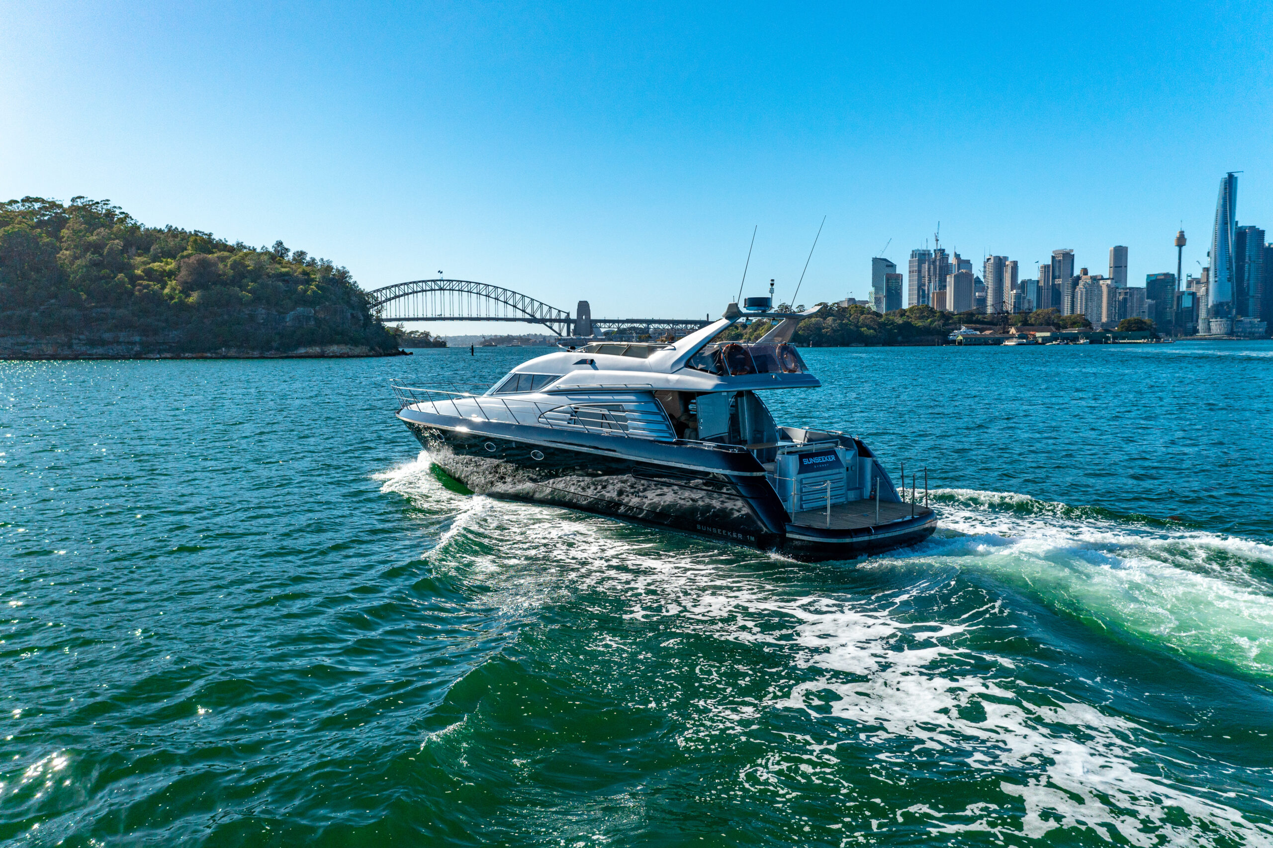 Sunseeker Luxury Boat Hire Sydney