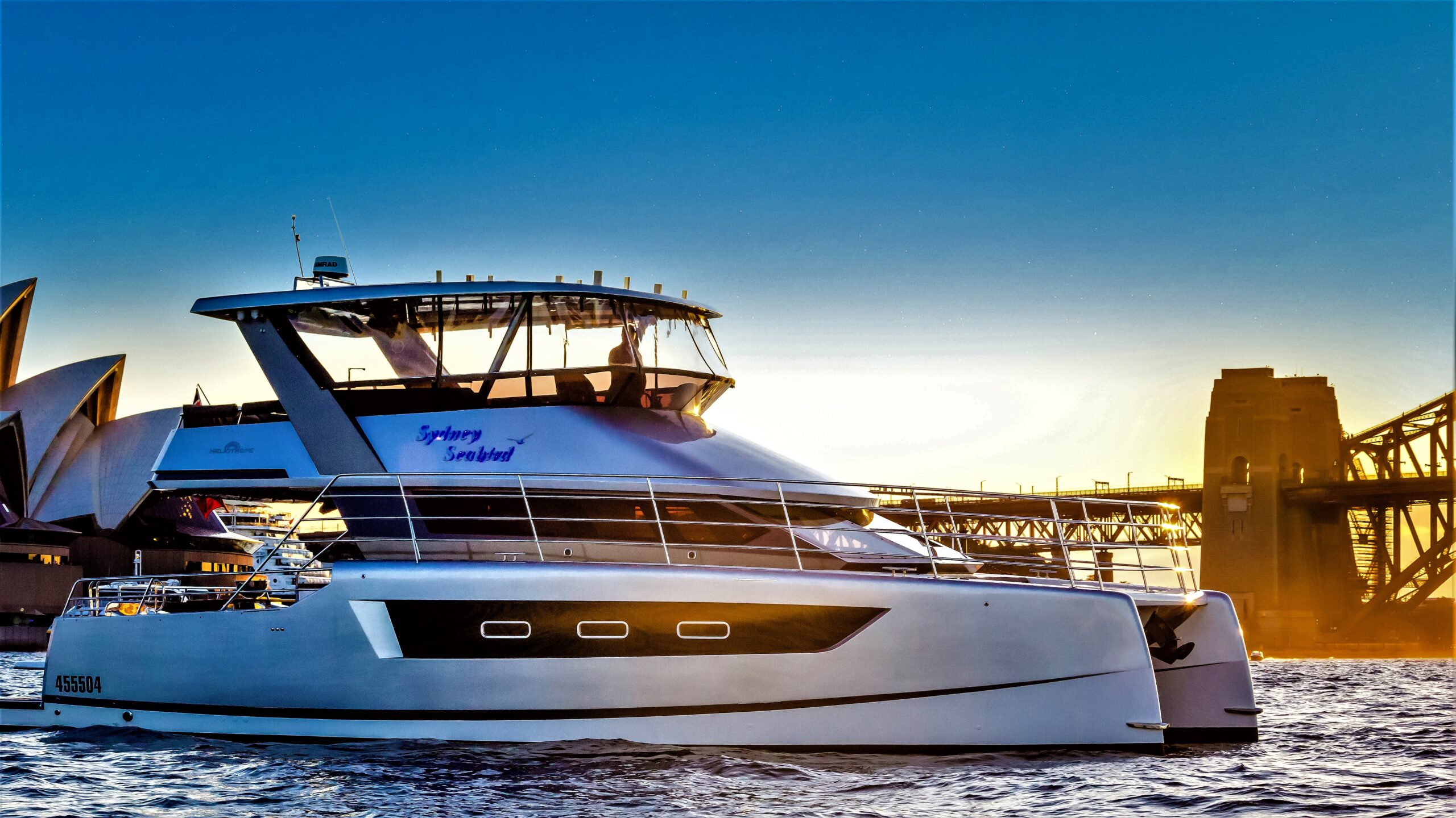 Sydney Seabird Luxury Catamaran Hire Sydney