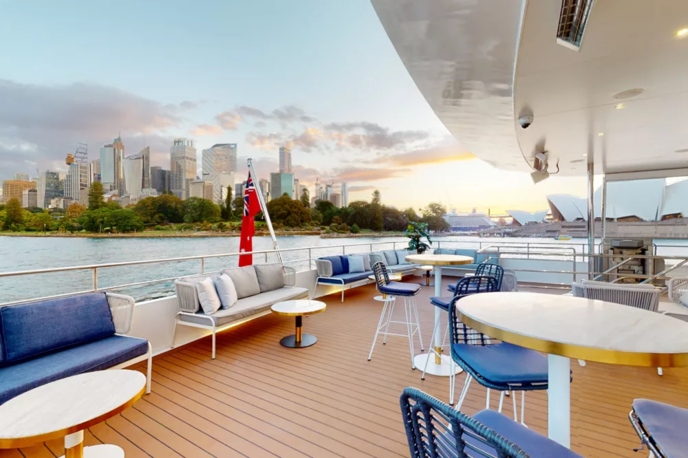 The Jackson luxury function boat Sydney