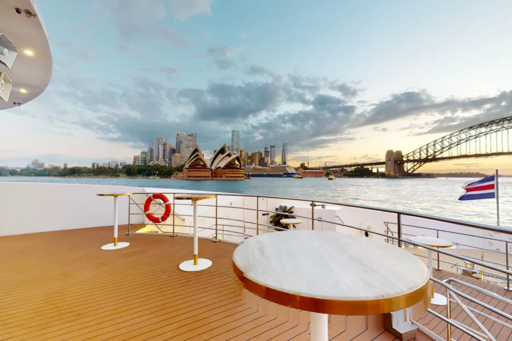 The Jackson luxury function boat Sydney