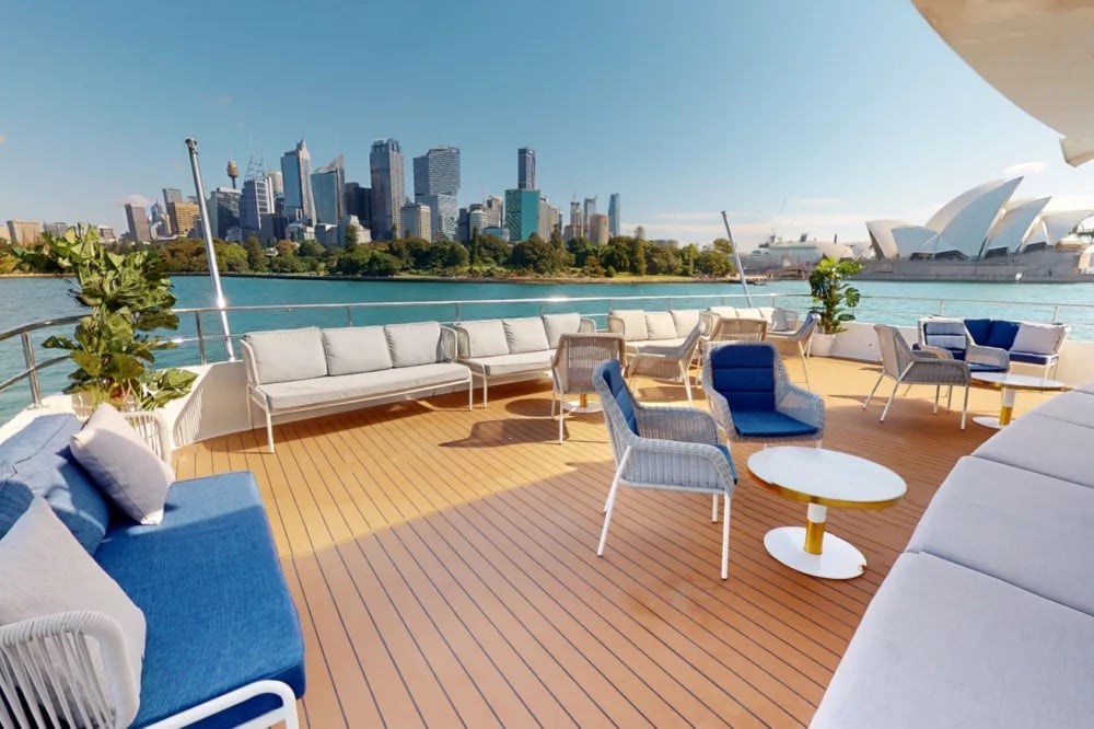 The Jackson luxury function boat Sydney