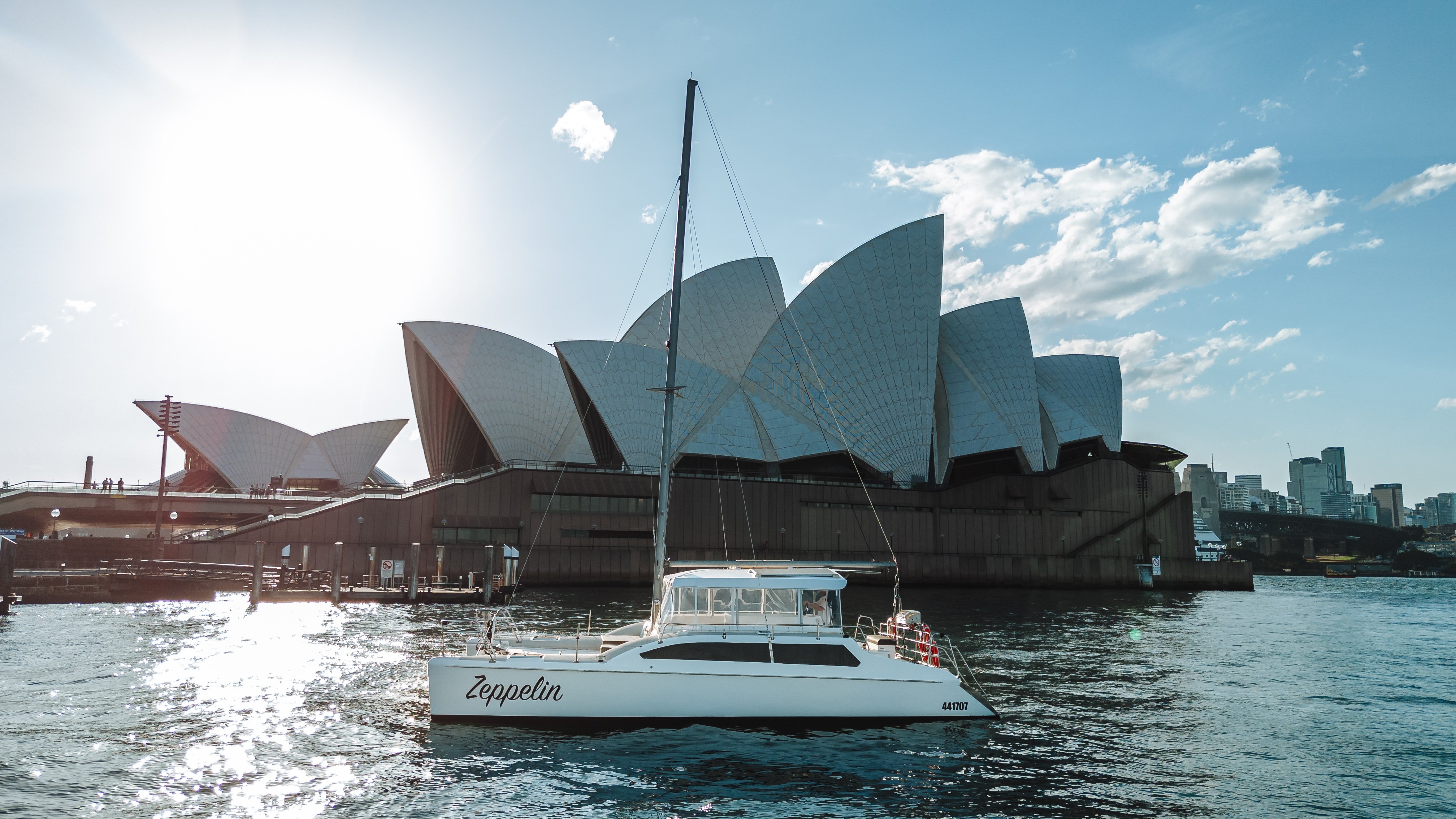 Zeppelin Luxury Catamaran Sydney