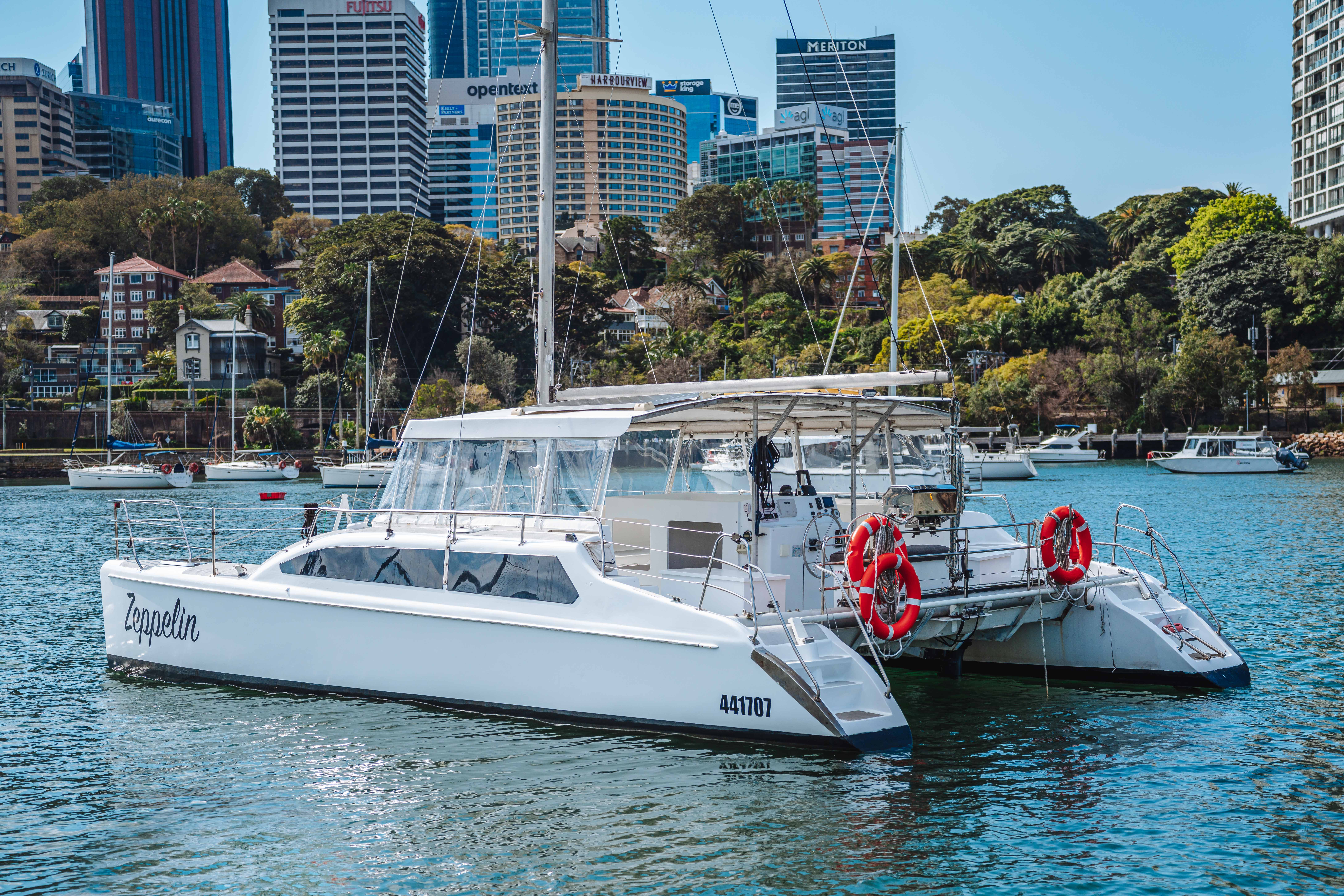 Zeppelin Luxury Catamaran Sydney