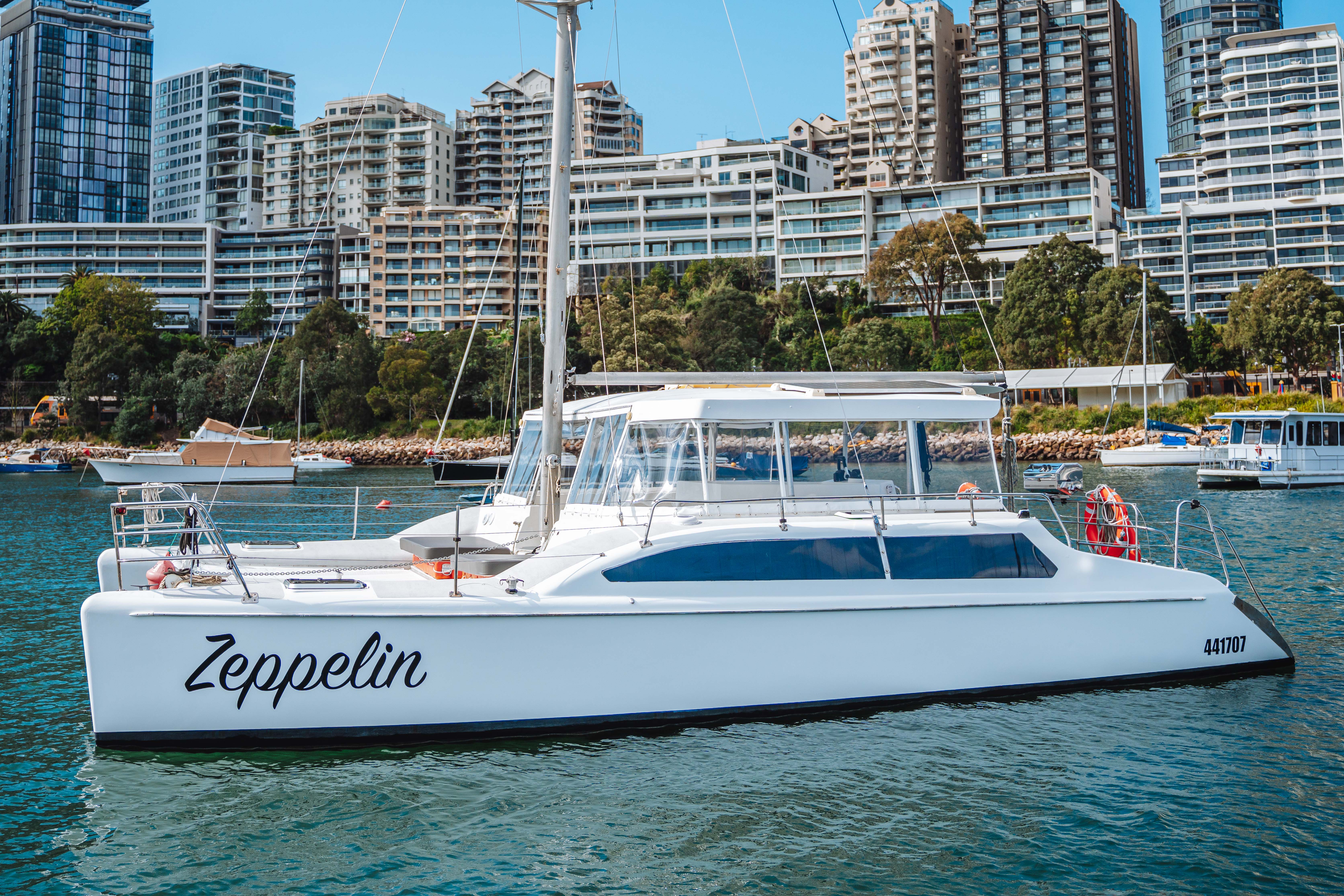 Zeppelin Luxury Catamaran Sydney