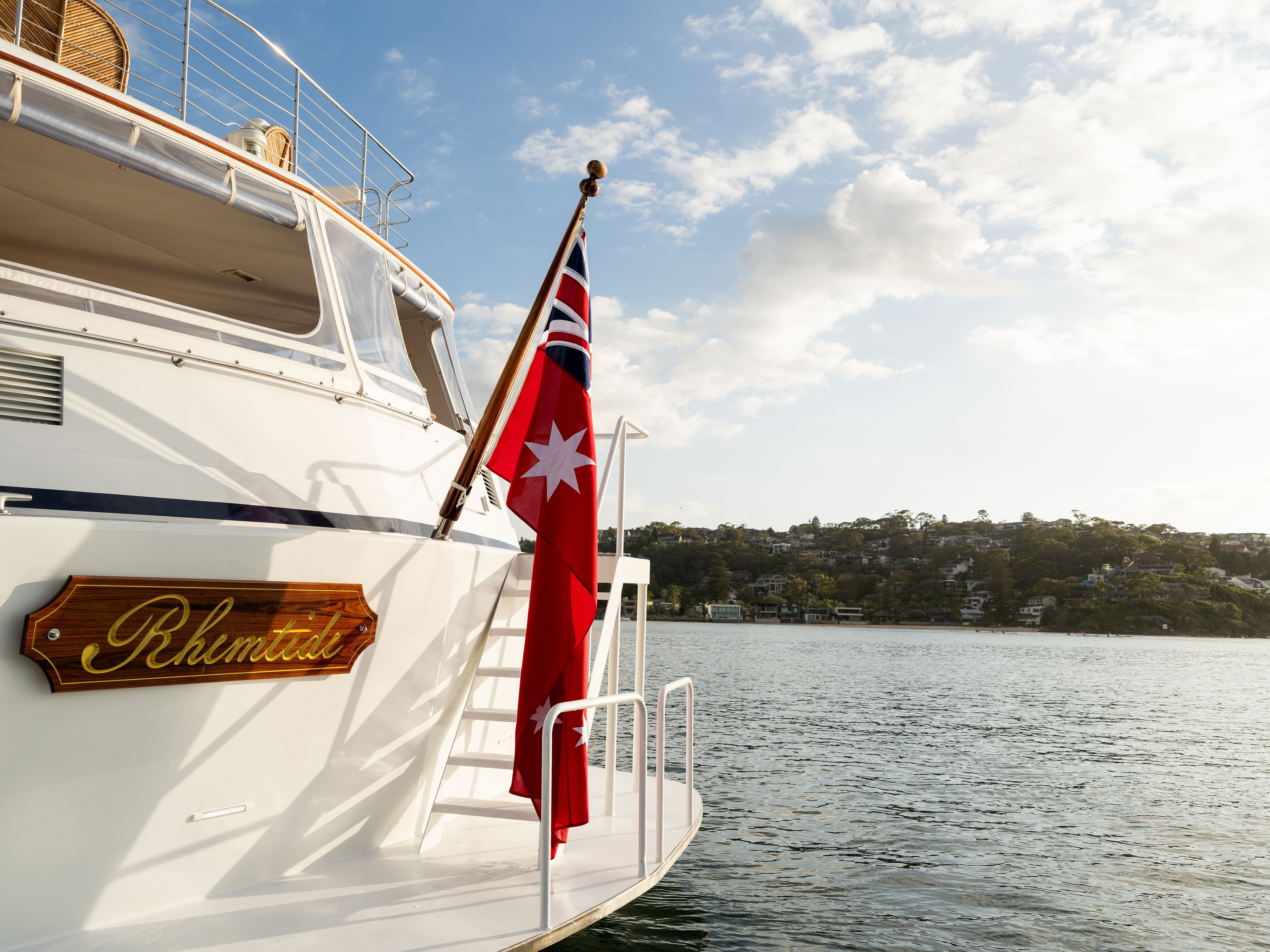 Rhemtide Luxury Boat Hire Sydney
